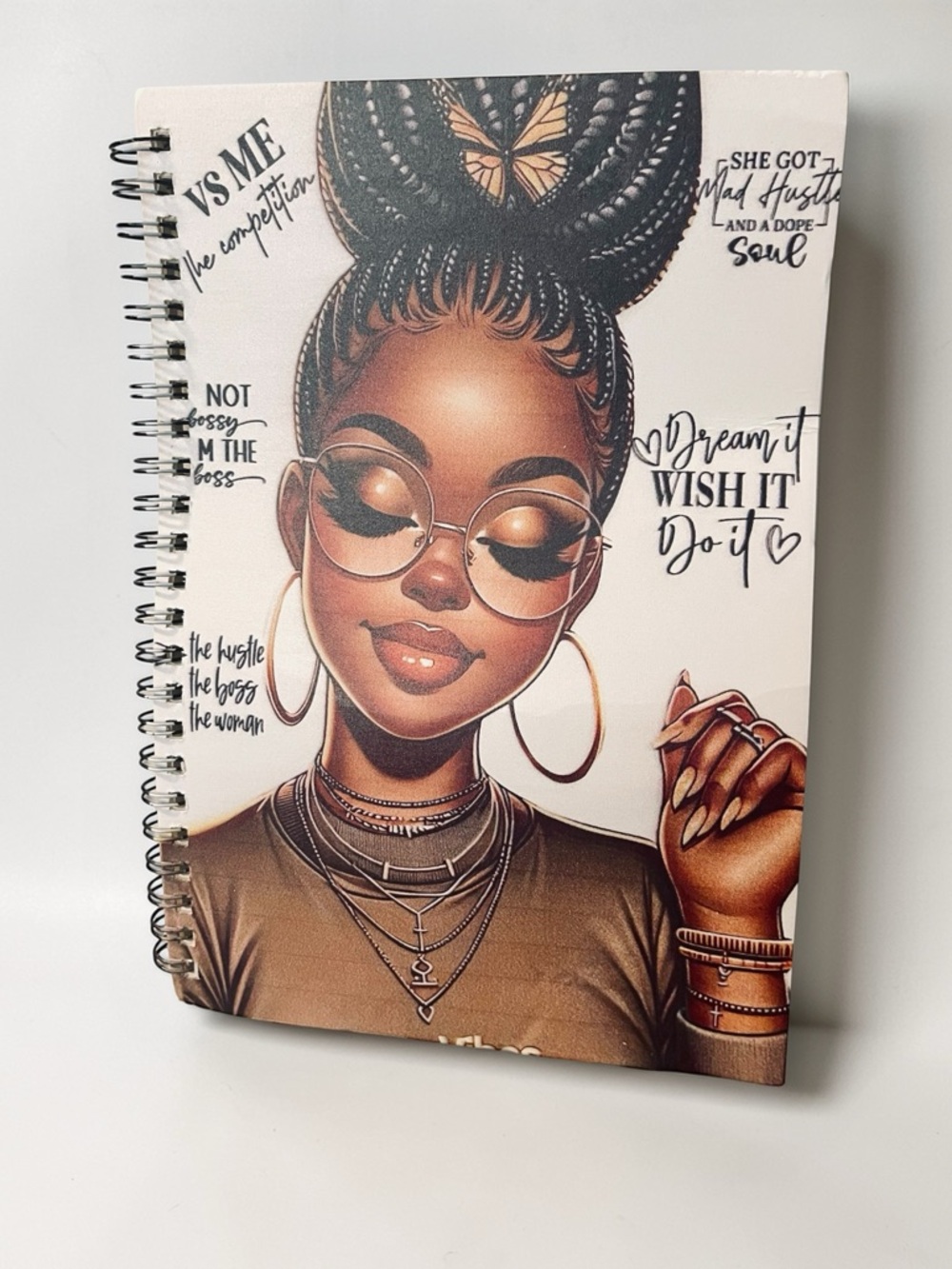 small spiral notebook